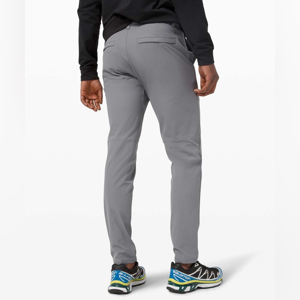 Lululemon Commission Pant Slim 30" *Warpstreme Asphalt Grey Size 31 - Picture 2 of 7